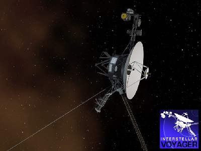 According to <a href="http://www.jpl.nasa.gov/news/news.php?release=2013-277">NASA scientists</a>, the Voyager 1 spacecraft entered interstellar space in August 2012, becoming the first spacecraft to leave the <a href="/our_solar_system/solar_system.html&edu=elem&dev=1">solar system</a>. The space probe is about 19 billion km from the <a href="/sun/sun.html&edu=elem&dev=1">Sun</a>.  <a href="/space_missions/voyager.html&edu=elem&dev=1">Voyager 1 and 2</a> were launched in 1977 on a <a href="/space_missions/voyager.html&edu=elem&dev=1">mission</a> that flew them both by <a href="/jupiter/jupiter.html&edu=elem&dev=1">Jupiter</a> and <a href="/saturn/saturn.html&edu=elem&dev=1">Saturn</a>, with Voyager 2 continuing to <a href="/uranus/uranus.html&edu=elem&dev=1">Uranus</a> and <a href="/neptune/neptune.html&edu=elem&dev=1">Neptune</a>. Voyager 2 is the longest continuously operated spacecraft. It is about 15 billion km away from the <a href="/sun/sun.html&edu=elem&dev=1">Sun</a>.<p><small><em>Image courtesy of NASA</em></small></p>